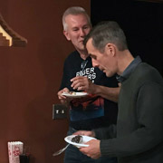 Robert and Peter attempt to converse