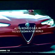 Screen shot: One of the new Alfa Romeo TV ads in our 'Alfa Shorts' show