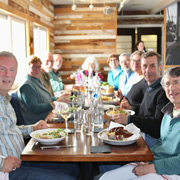 The wrap-up lunch at C. K. Pearl
