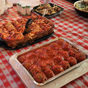 A few pics of the sumptuous array of dishes waiting to please our palates
