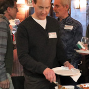 Some shots of the gang attacking the buffet with gusto