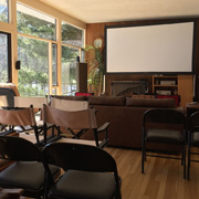 A couple of photos of the 'theater' waiting for its patrons