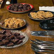 Finally, a couple of shots of the sumptuous dessert spread