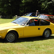 Stefan Gavell arrived in his '73 Junior Zagato