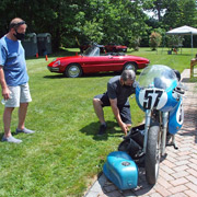 The group included some of the two-wheeled persuasion