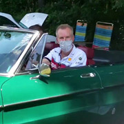 Robert Rook & son in their '74 Spider