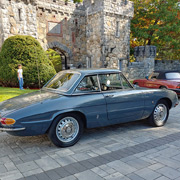 Gary Venable's 330,000-mile Duetto with custom-painted hardtop caught everyone's attention