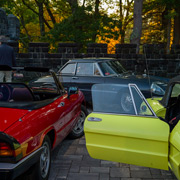 Some photos of our Alfas gracing the Searles Castle courtyard