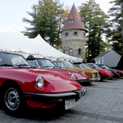 Some photos of our Alfas gracing the Searles Castle courtyard