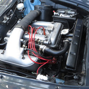 Gary Venable's 330,000-mile Duetto with custom-painted hardtop caught everyone's attention