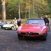 Some photos of our Alfas and us before driving up to the castle