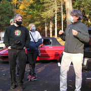 Event Instigator Karl Dubay welcoming the club