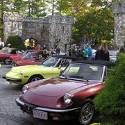 Some photos of our Alfas gracing the Searles Castle courtyard
