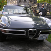 Gary Venable's 330,000-mile Duetto with custom-painted hardtop caught everyone's attention