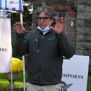 All good things must come to an end - Karl says arrivederci to the gathered Alfisti