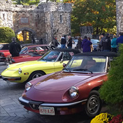 Some photos of our Alfas gracing the Searles Castle courtyard