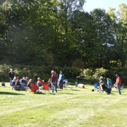 Some photos of the gang enjoying our al fresco BYO luncheon