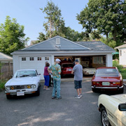 A few shots of the group hanging out in the driveway