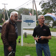 Meeting up at Sweet Lucy's in Bernardston