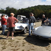More shots of our cars as we stopped at the Berkshire East ski area