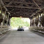 The first of the three covered bridges we happened upon