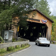The first of the three covered bridges we happened upon