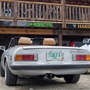 George Chris's '71 Spidernext to the Winery